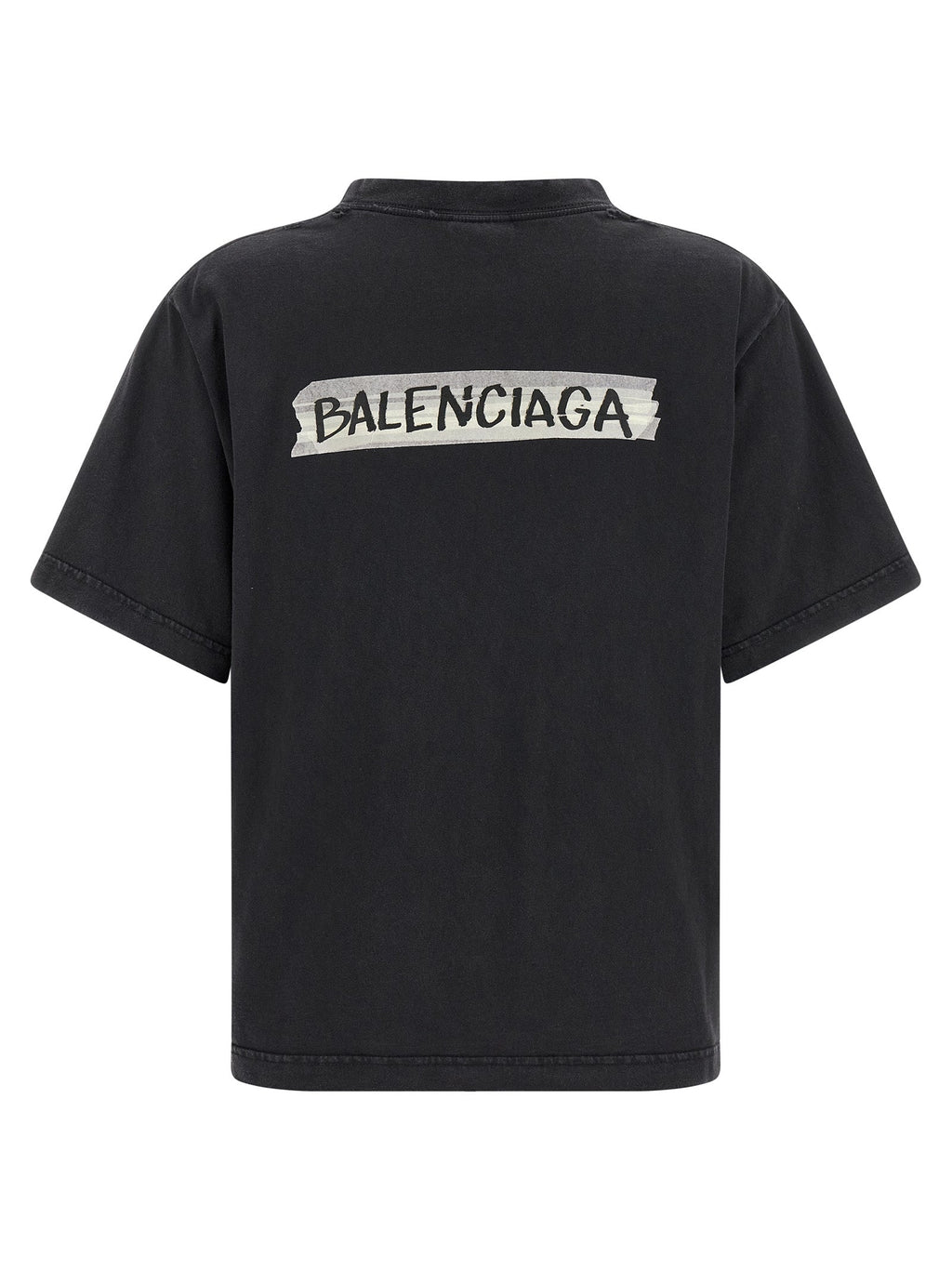 Balenciaga Black Cotton T-Shirt Balenciaga