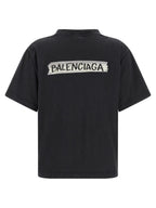 Balenciaga Black Cotton T-Shirt Balenciaga