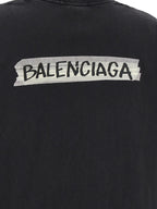 Balenciaga Black Cotton T-Shirt Balenciaga