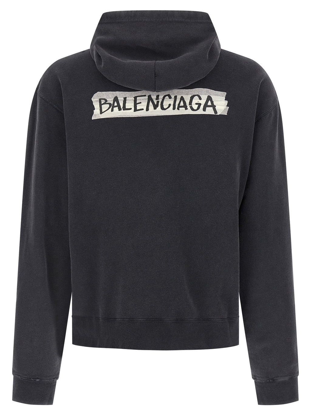 Balenciaga Black Cotton Sweatshirt Balenciaga