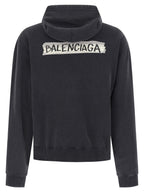 Balenciaga Black Cotton Sweatshirt Balenciaga