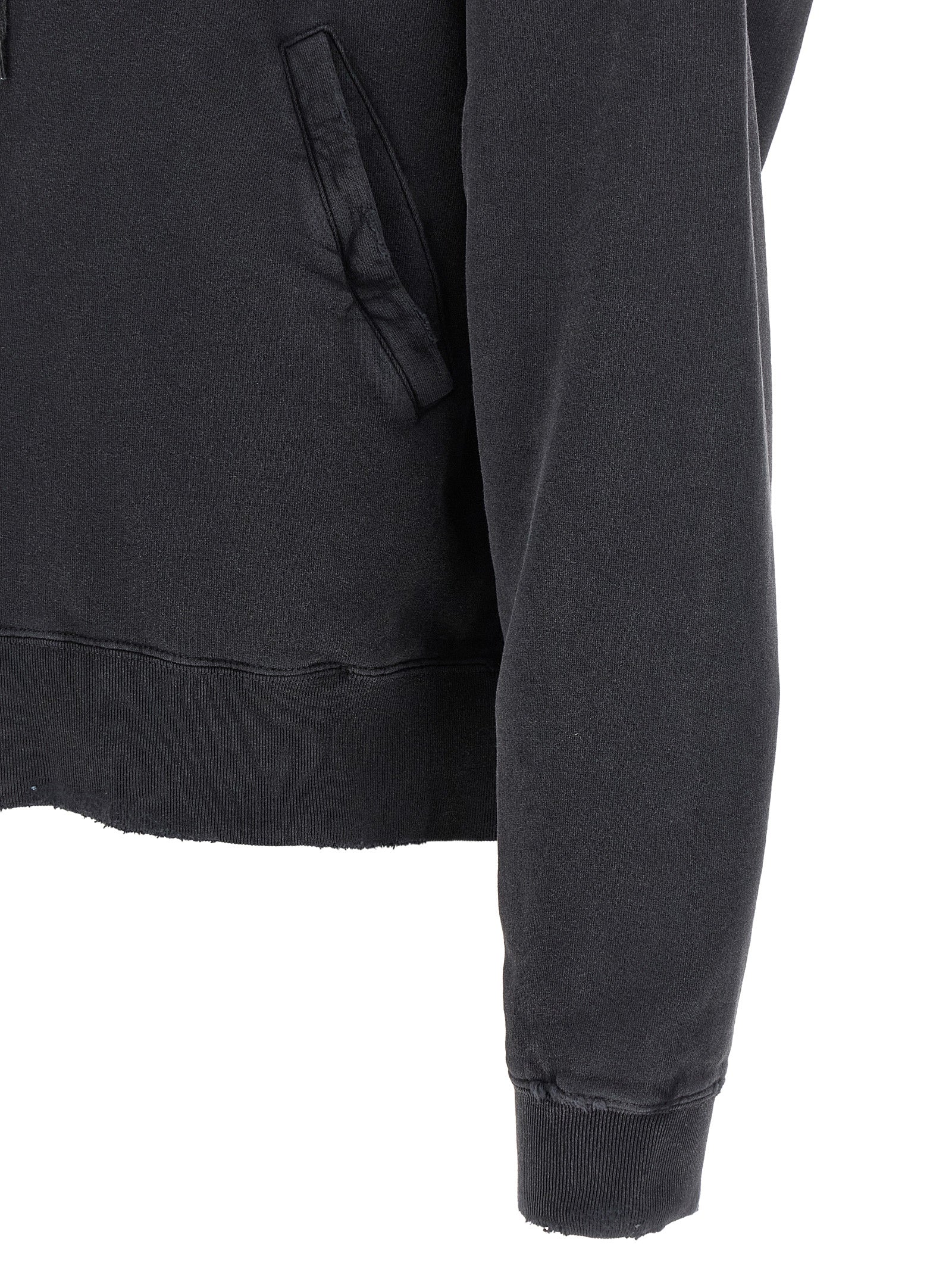 Balenciaga Black Cotton Sweatshirt Balenciaga
