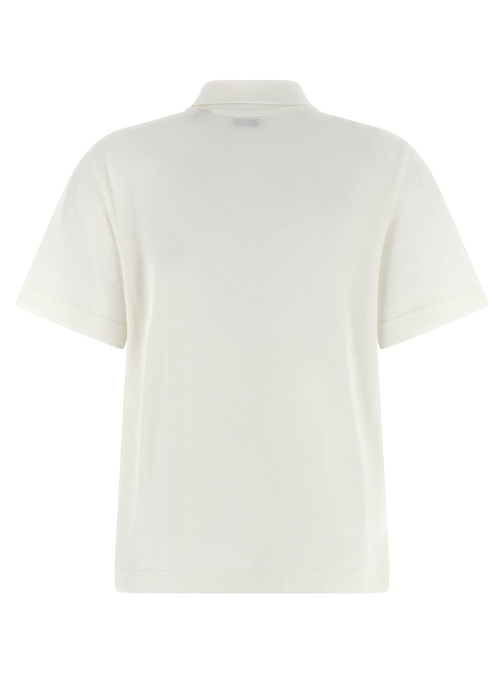 Burberry White Cotton Polo Shirt Burberry