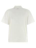 Burberry White Cotton Polo Shirt Burberry