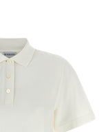 Burberry White Cotton Polo Shirt Burberry