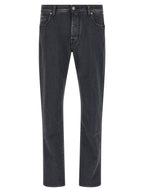 Jacob Cohen Gray Cotton Straight-Leg Jeans Jacob Cohen