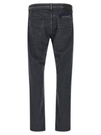 Jacob Cohen Gray Cotton Straight-Leg Jeans Jacob Cohen