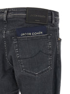 Jacob Cohen Gray Cotton Straight-Leg Jeans Jacob Cohen