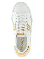 Versace Gold Nylon Platform Sneakers Versace
