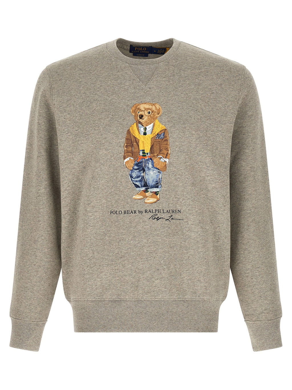 Polo Ralph Lauren Gray Cotton Sweatshirt Polo Ralph Lauren