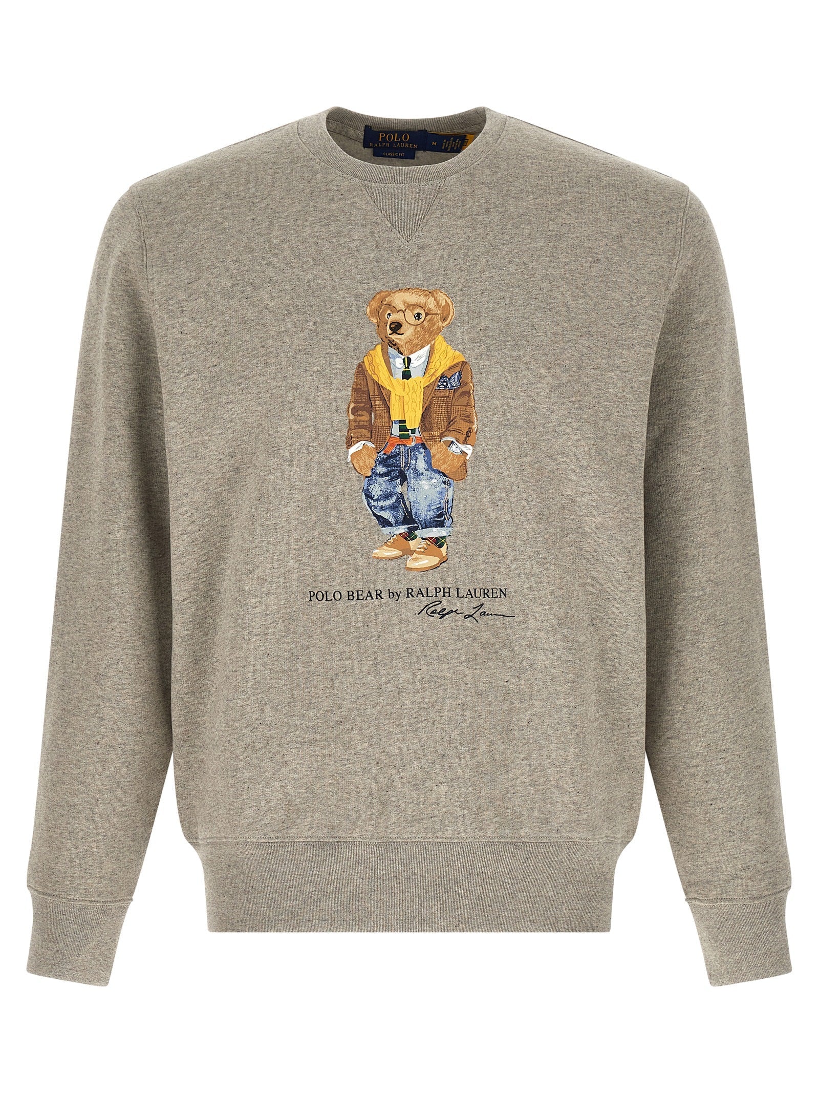 Polo Ralph Lauren Gray Cotton Sweatshirt Polo Ralph Lauren