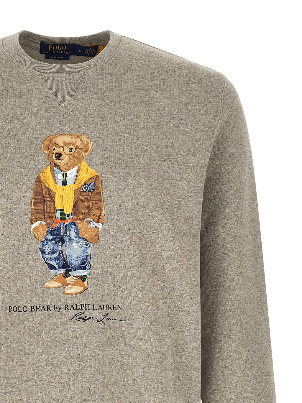 Polo Ralph Lauren Gray Cotton Sweatshirt Polo Ralph Lauren