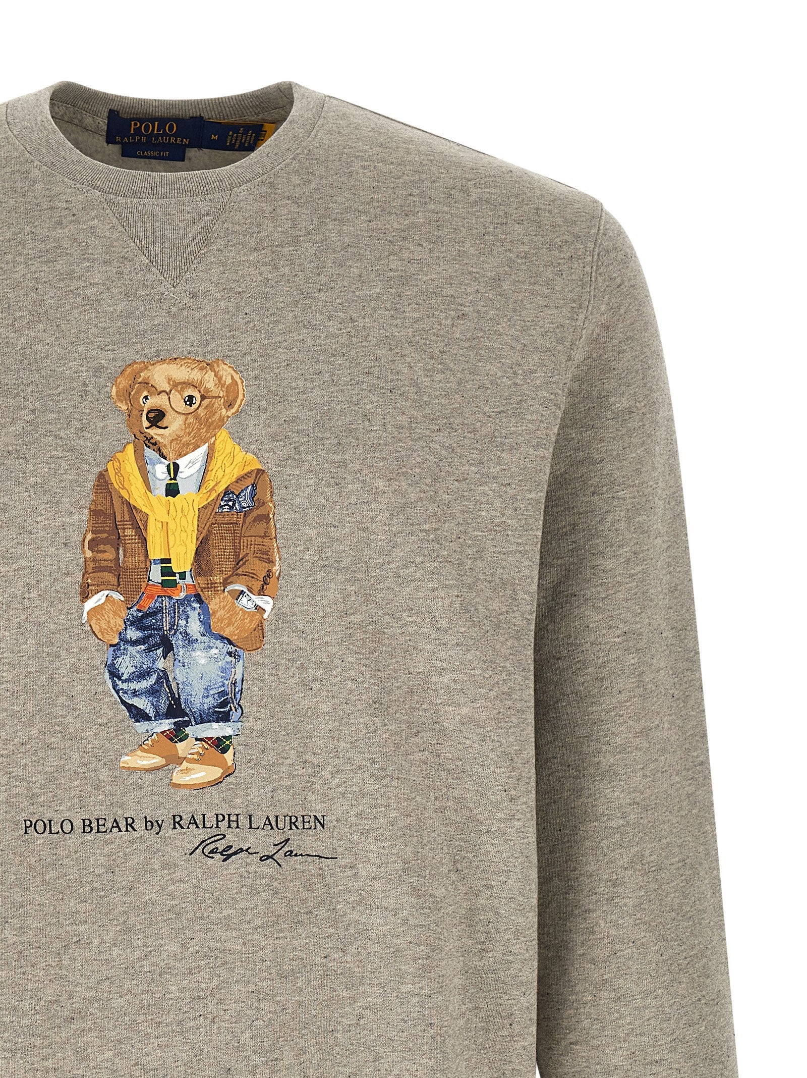 Polo Ralph Lauren Gray Cotton Sweatshirt Polo Ralph Lauren