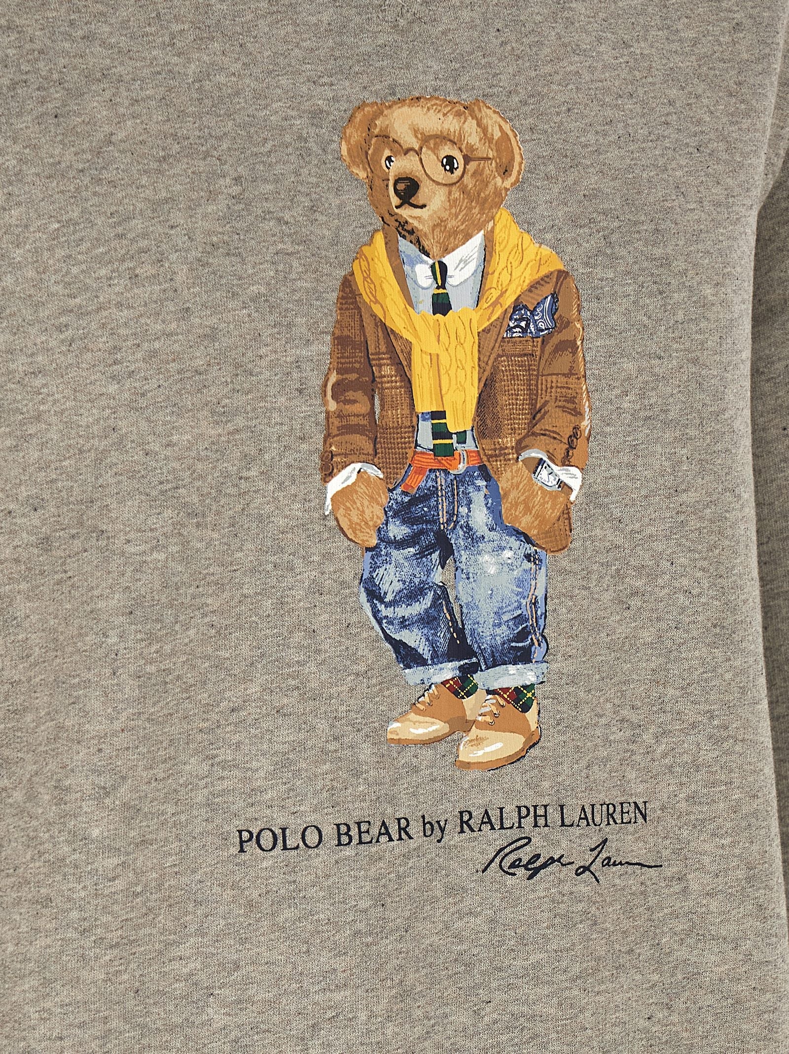 Polo Ralph Lauren Gray Cotton Sweatshirt Polo Ralph Lauren