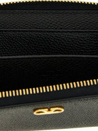 Valentino Garavani Black Calfskin Cardholder Valentino Garavani