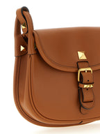 Valentino Garavani Brown Calfskin Shoulder Bag Valentino Garavani