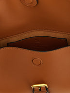 Valentino Garavani Brown Calfskin Shoulder Bag Valentino Garavani