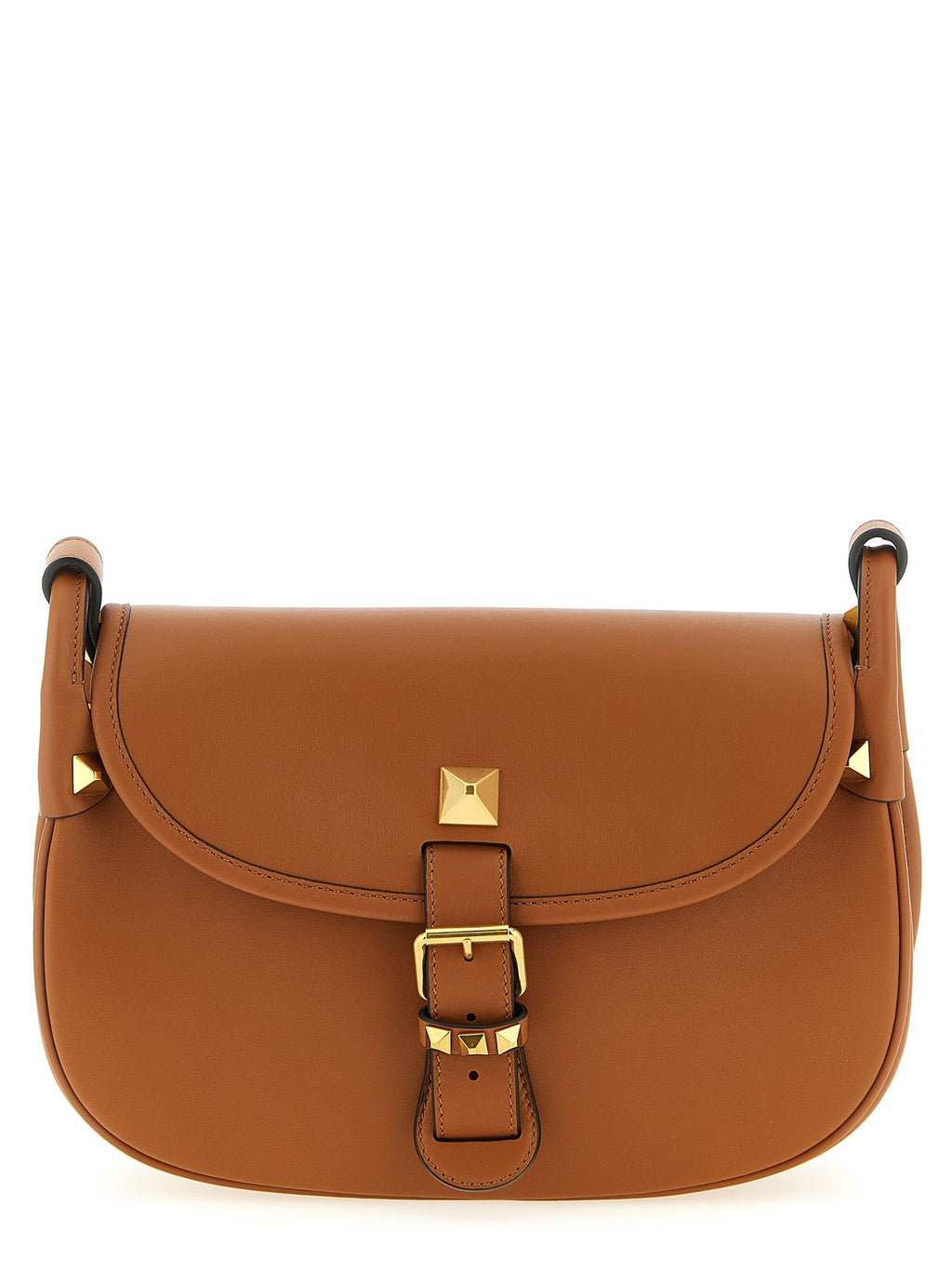 Valentino Garavani Brown Calfskin Shoulder Bag Valentino Garavani