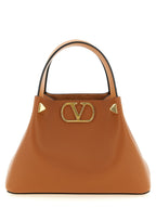 Valentino Garavani Brown Calfskin Tote Bag Valentino Garavani