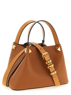 Valentino Garavani Brown Calfskin Tote Bag Valentino Garavani