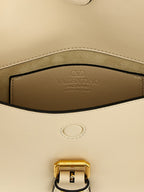 Valentino Garavani White Calfskin Shoulder Bag Valentino Garavani