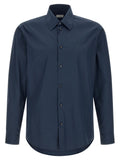 Burberry Blue Cotton Blouse Burberry
