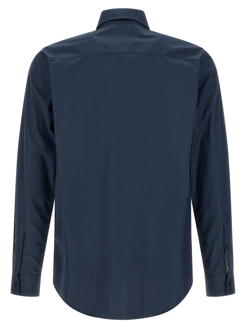Burberry Blue Cotton Blouse Burberry