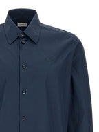 Burberry Blue Cotton Blouse Burberry