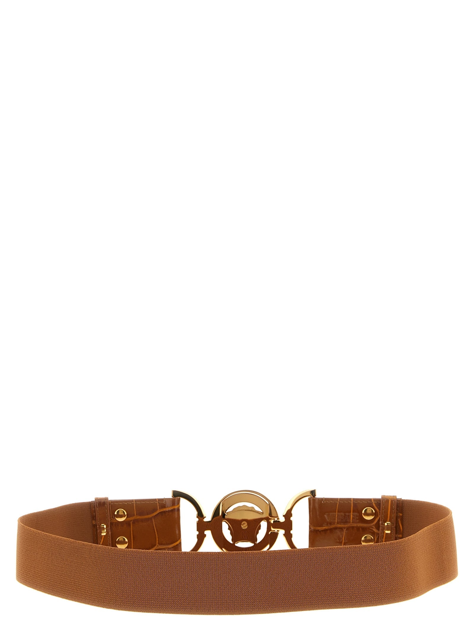 Versace Brown Calfskin Regular Belt Versace