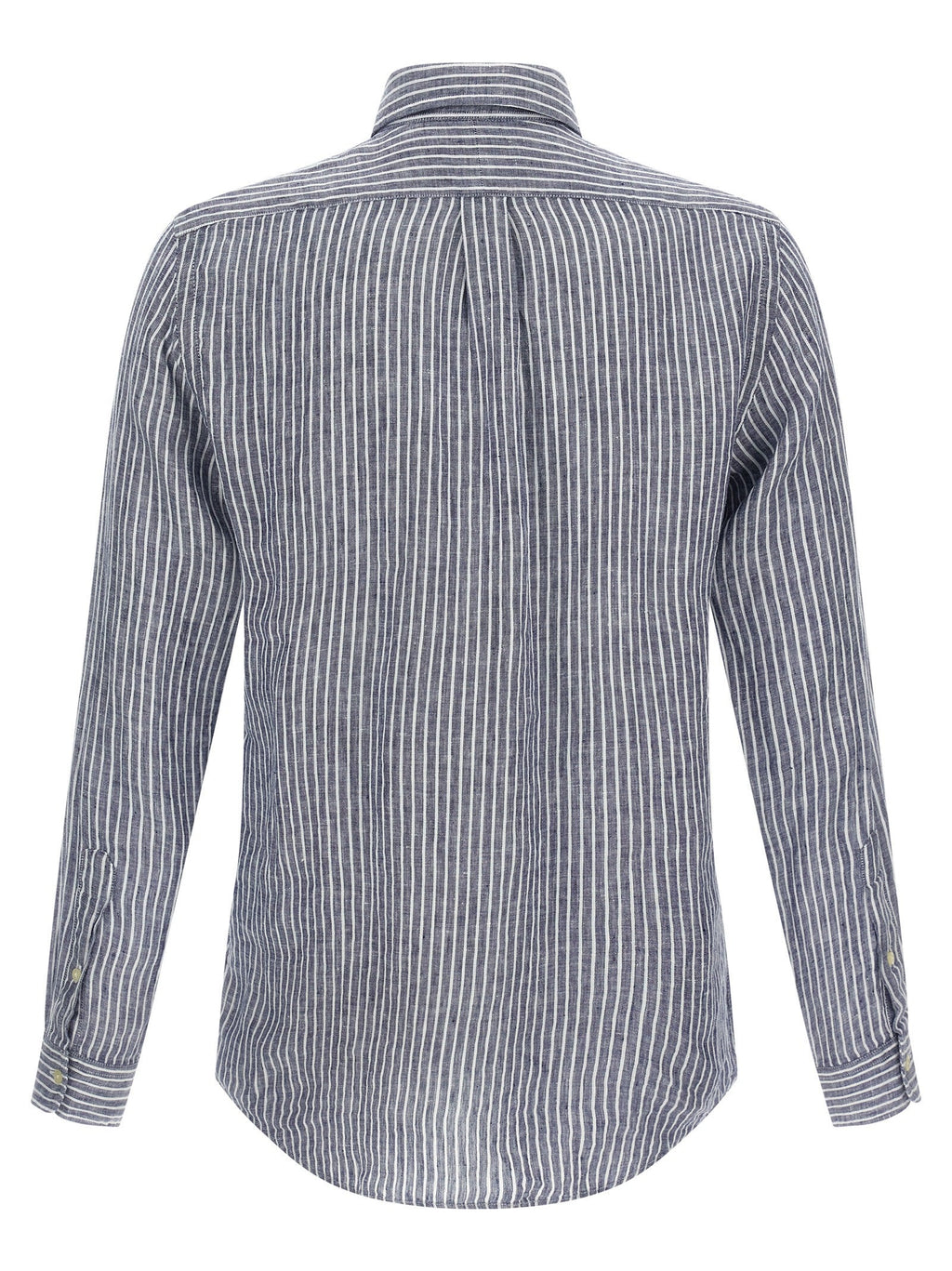 Polo Ralph Lauren Blue Linen Blouse Polo Ralph Lauren