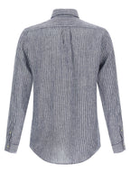 Polo Ralph Lauren Blue Linen Blouse Polo Ralph Lauren