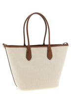 Polo Ralph Lauren Brown Cotton Tote Bag Polo Ralph Lauren