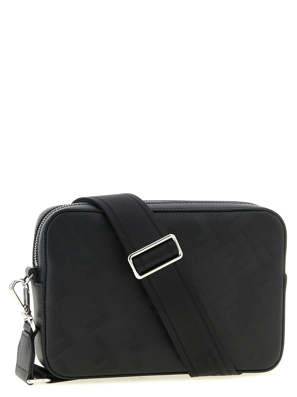 Fendi Black Viscose Shoulder Bag Fendi