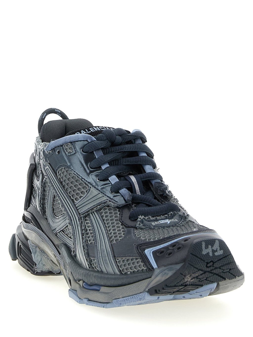 Balenciaga Gray Polyethylene Athletic Sneakers Balenciaga