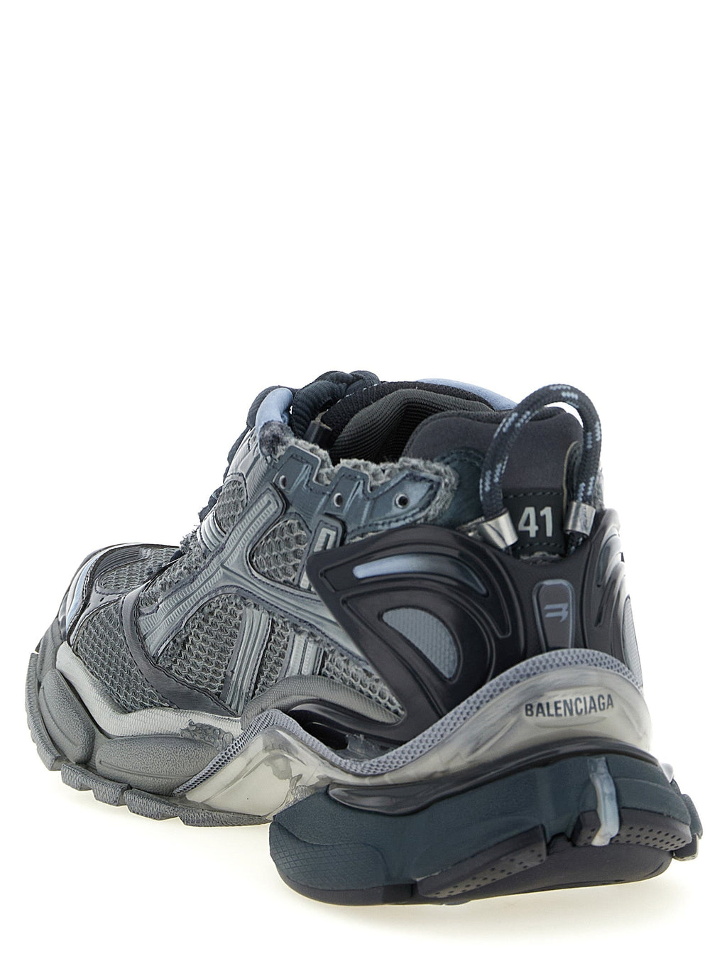 Balenciaga Gray Polyethylene Athletic Sneakers Balenciaga