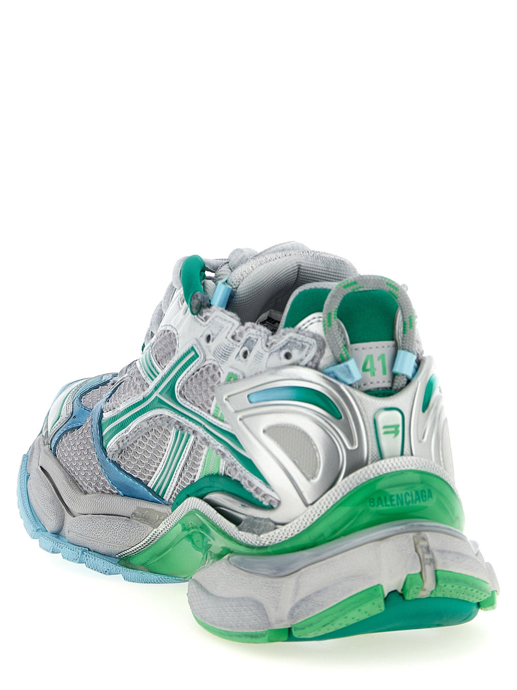Balenciaga Multicolor Polyethylene Athletic Sneakers Balenciaga