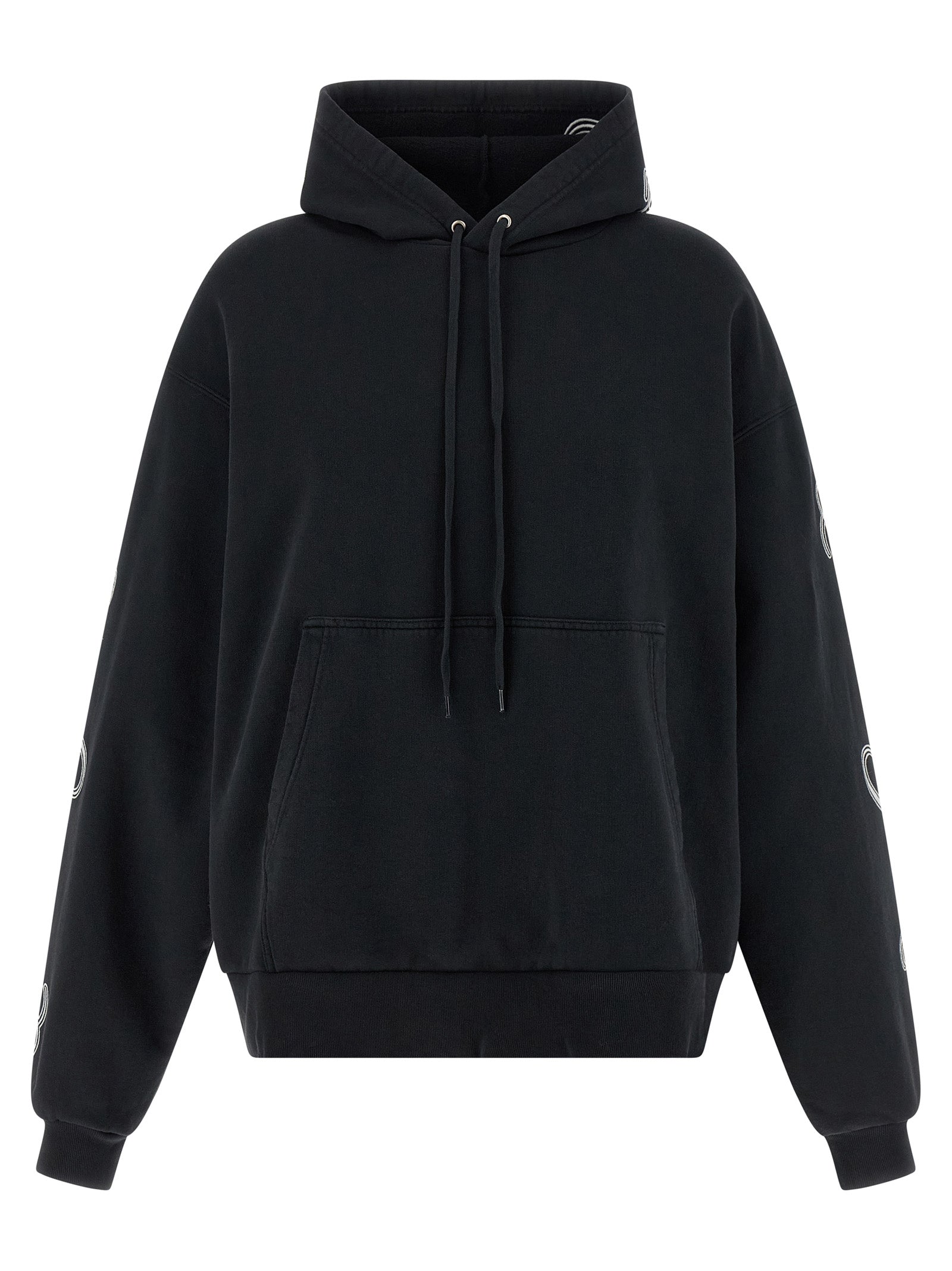 Balenciaga Black Cotton Hoodie Balenciaga