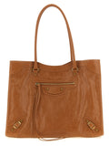 Balenciaga Brown Lamb Leather Shoulder Bag Balenciaga