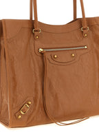 Balenciaga Brown Lamb Leather Shoulder Bag Balenciaga