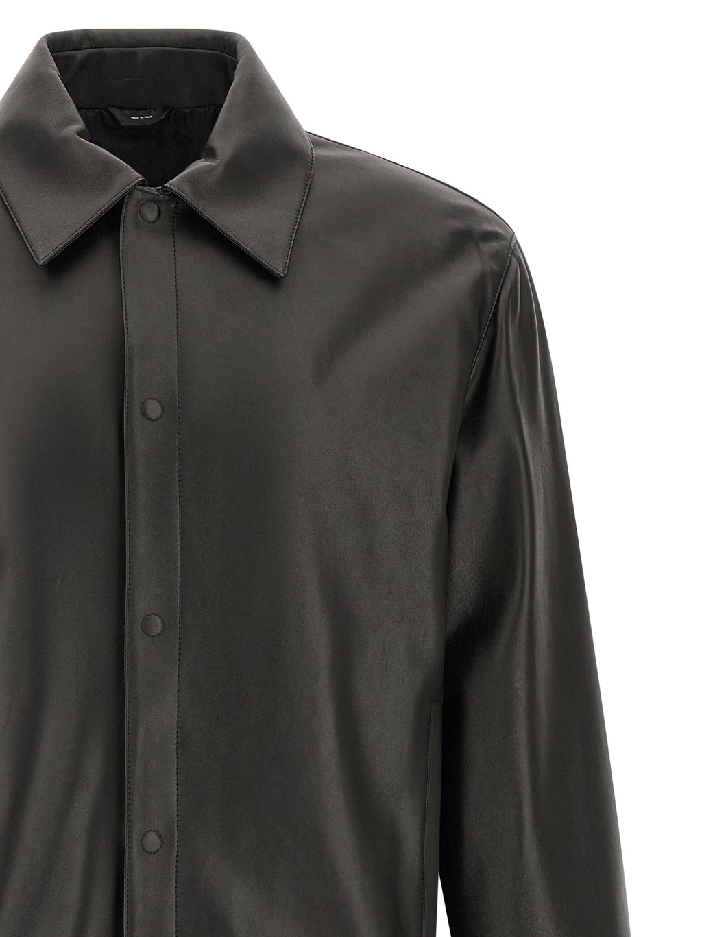 Fendi Black Lamb Leather Leather Jacket Fendi