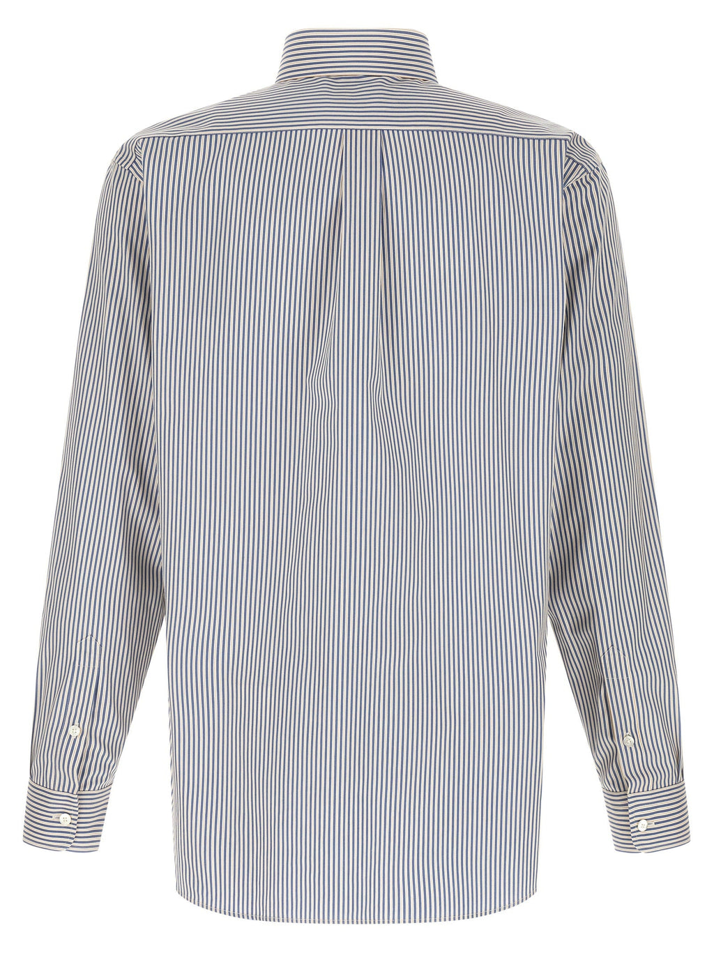 Fendi Blue Cotton Blouse Fendi