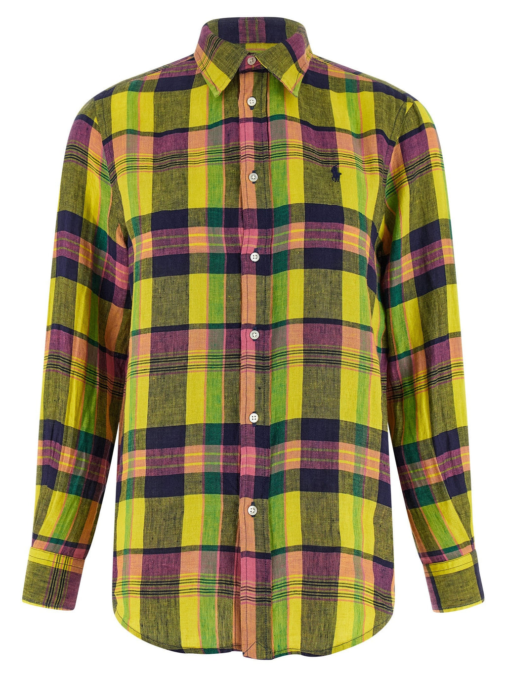 Polo Ralph Lauren Multicolor Linen Blouse Polo Ralph Lauren