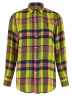 Polo Ralph Lauren Multicolor Linen Blouse Polo Ralph Lauren