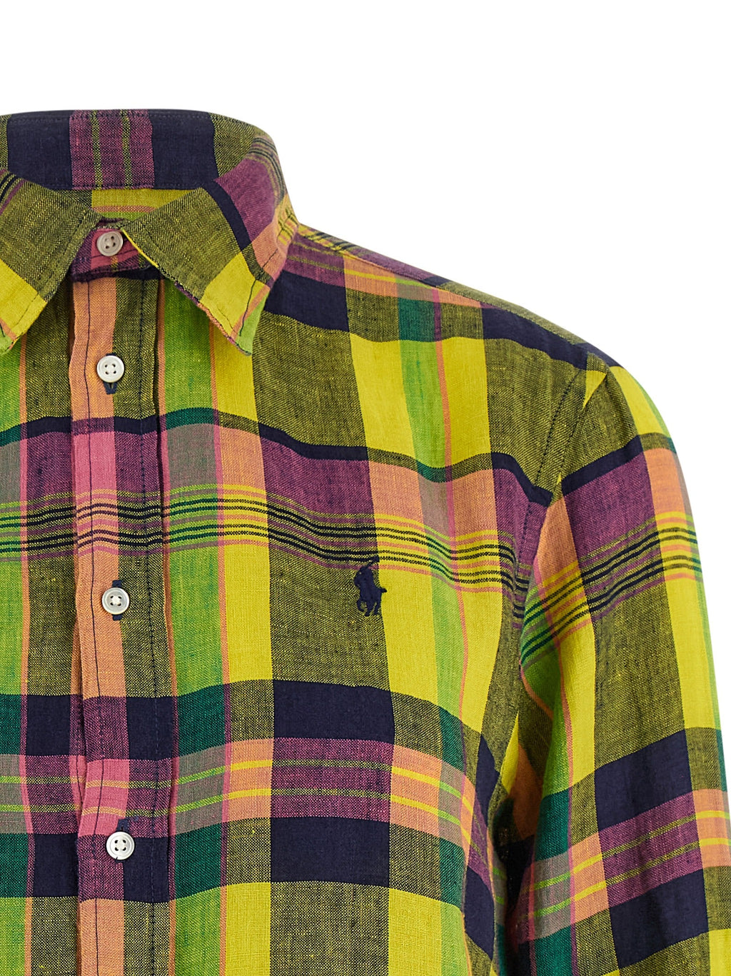 Polo Ralph Lauren Multicolor Linen Blouse Polo Ralph Lauren