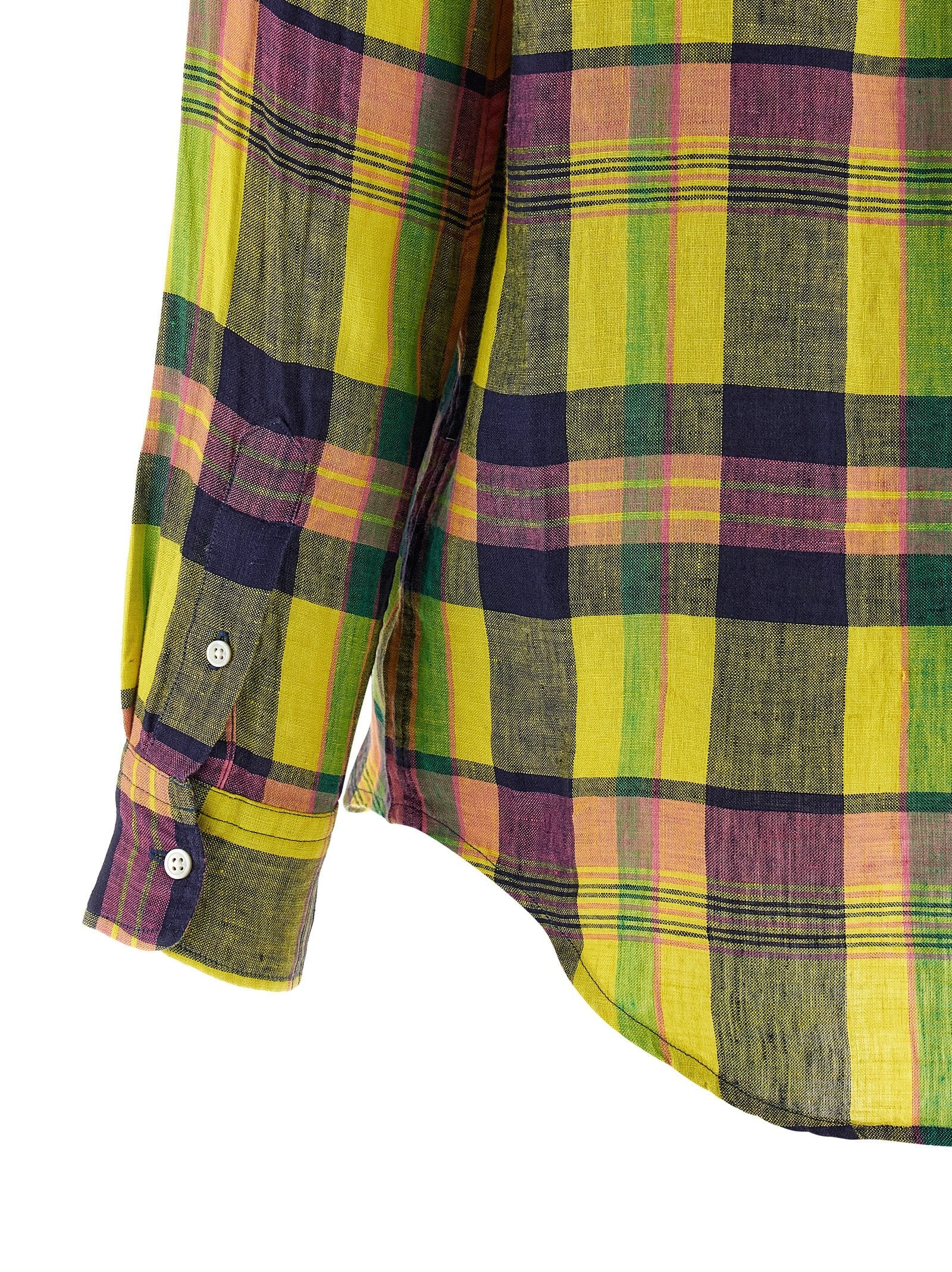 Polo Ralph Lauren Multicolor Linen Blouse Polo Ralph Lauren