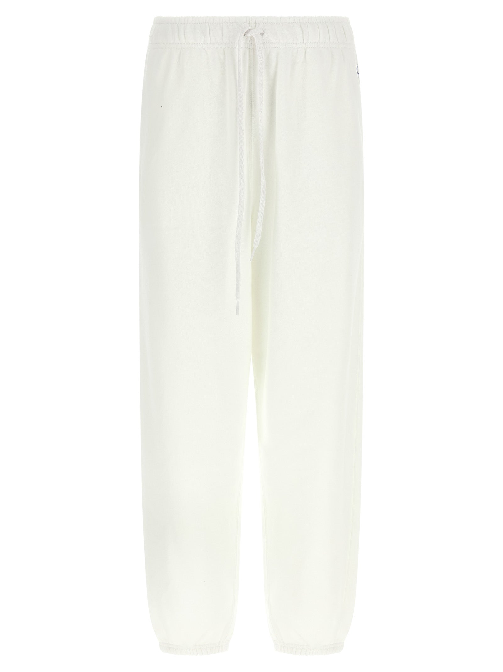 Polo Ralph Lauren White Cotton Joggers (Workout Pants) Polo Ralph Lauren