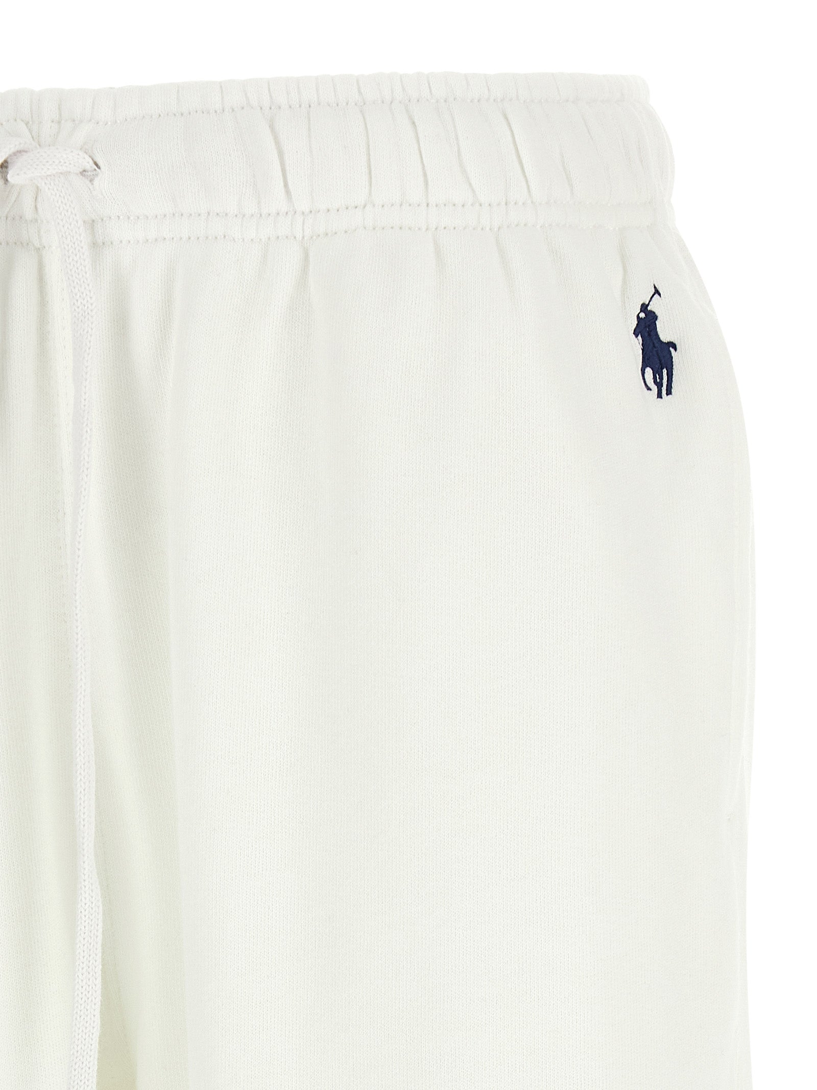 Polo Ralph Lauren White Cotton Joggers (Workout Pants) Polo Ralph Lauren