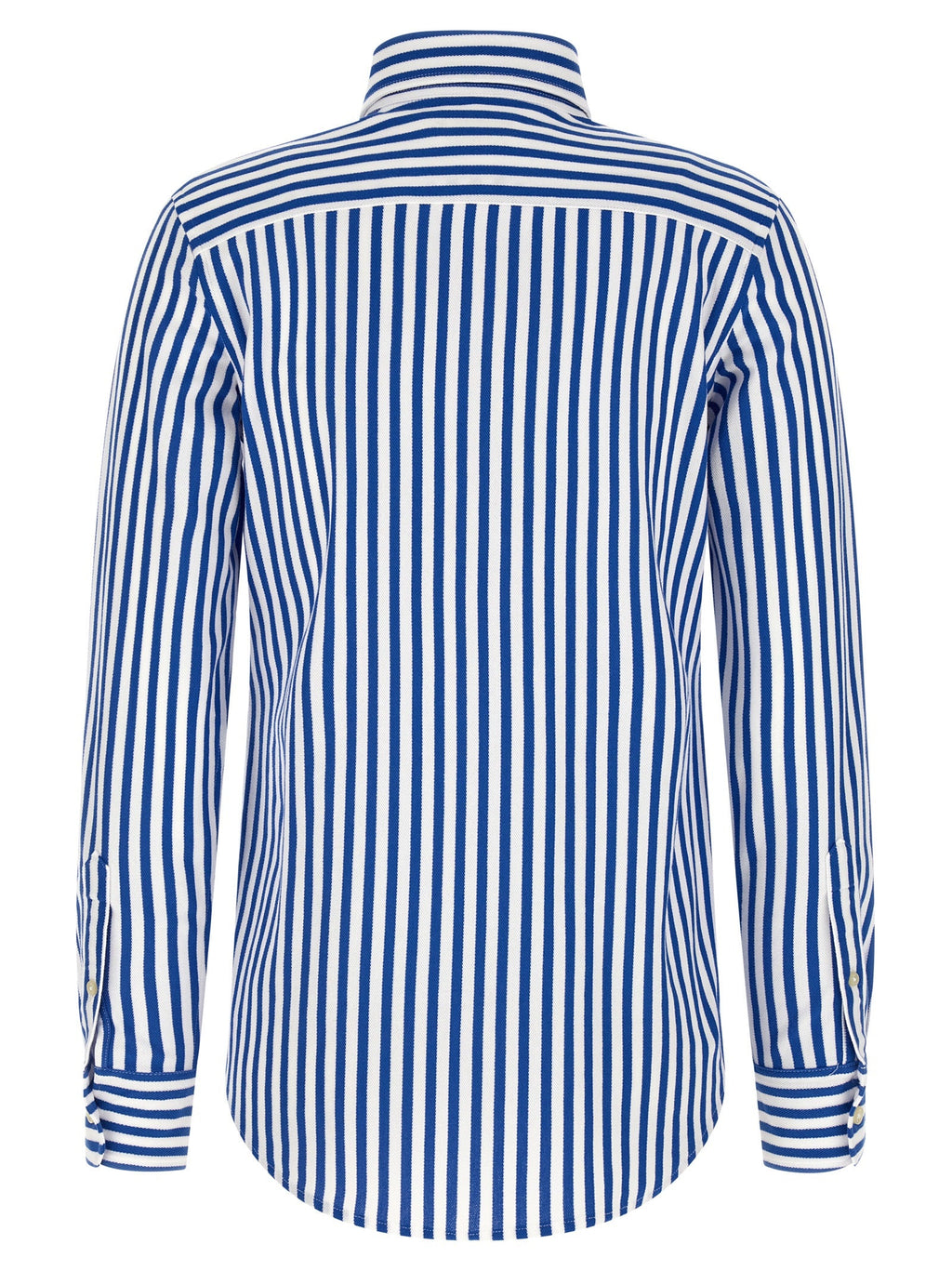 Polo Ralph Lauren Blue Cotton Blouse Polo Ralph Lauren
