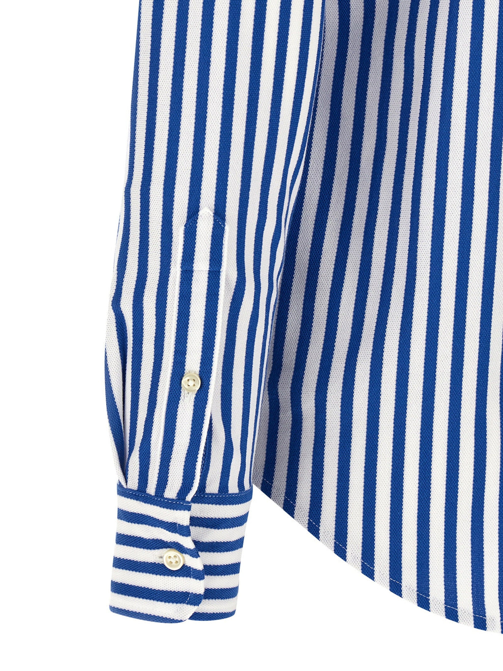 Polo Ralph Lauren Blue Cotton Blouse Polo Ralph Lauren