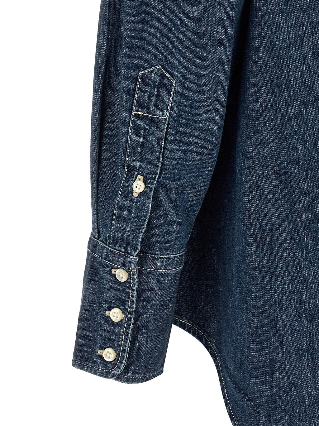Polo Ralph Lauren Blue Cotton Blouse Polo Ralph Lauren